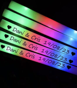 barras luminosas neon