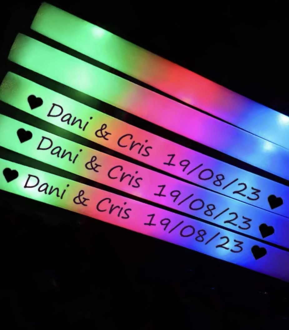 barras luminosas neon