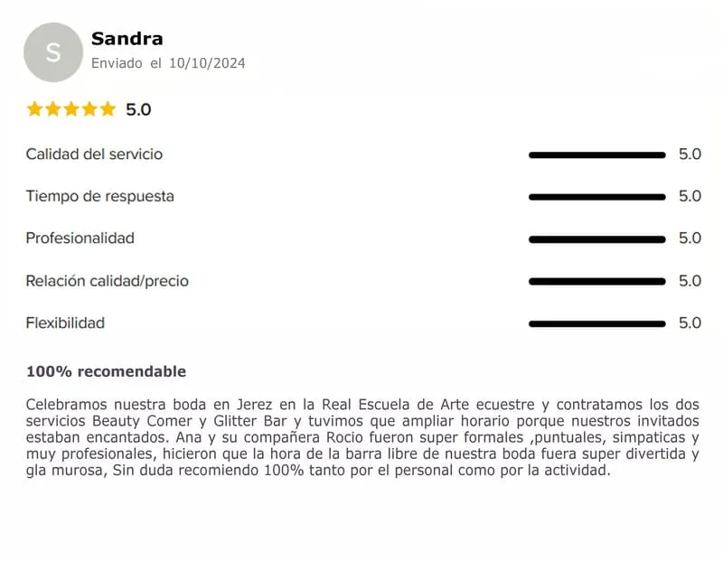 glitter bar jerez real escuela ecuestre